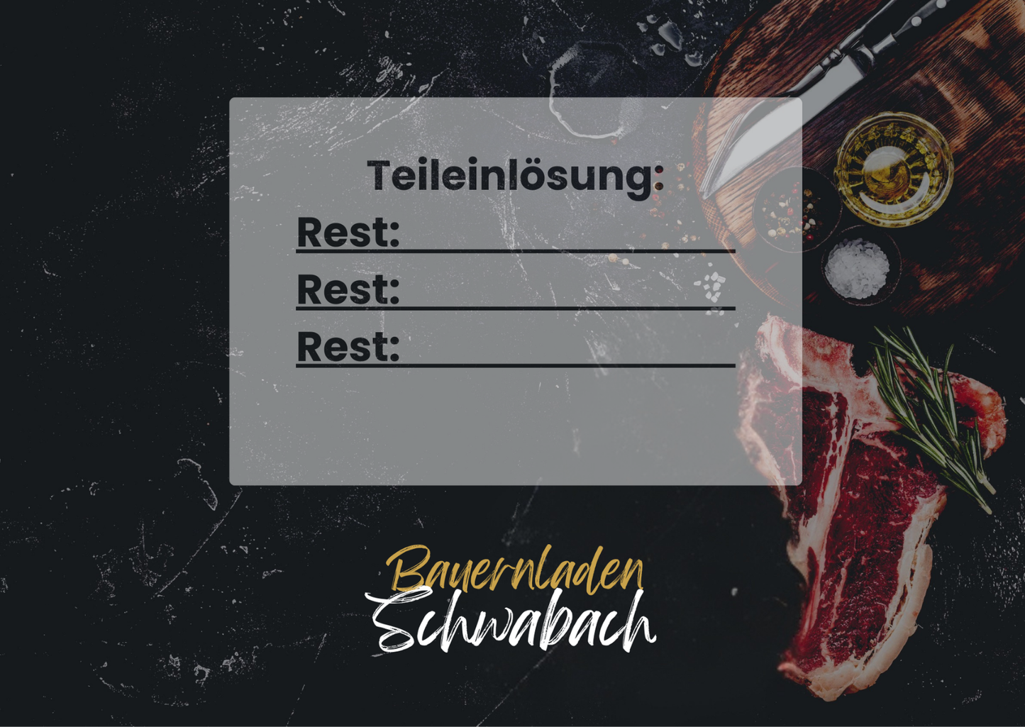 Bauernladen Gutschein (im Laden einlösbar)